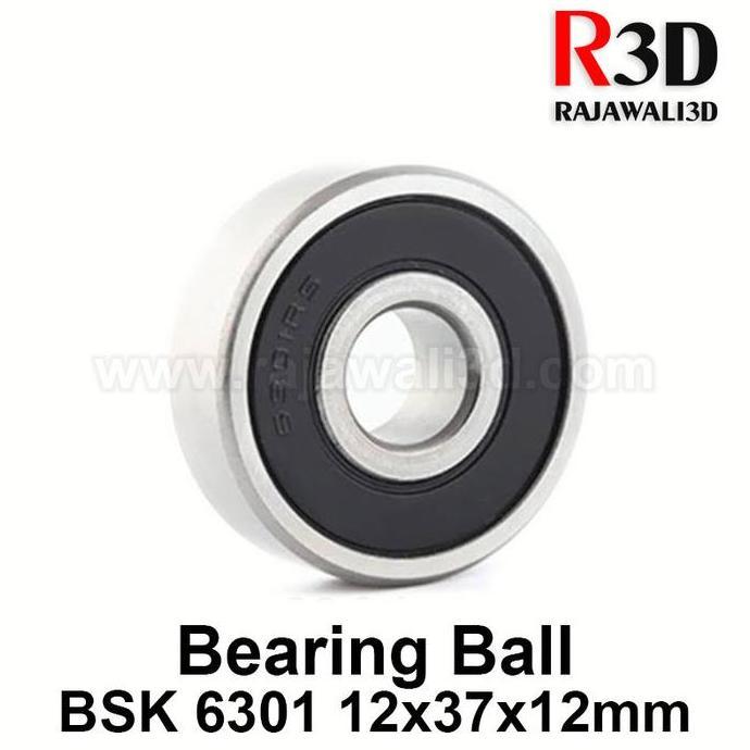 Ball Bearing BSK 6301RS 6301 Rs 12x37x12mm OD 37mm ID 12mm