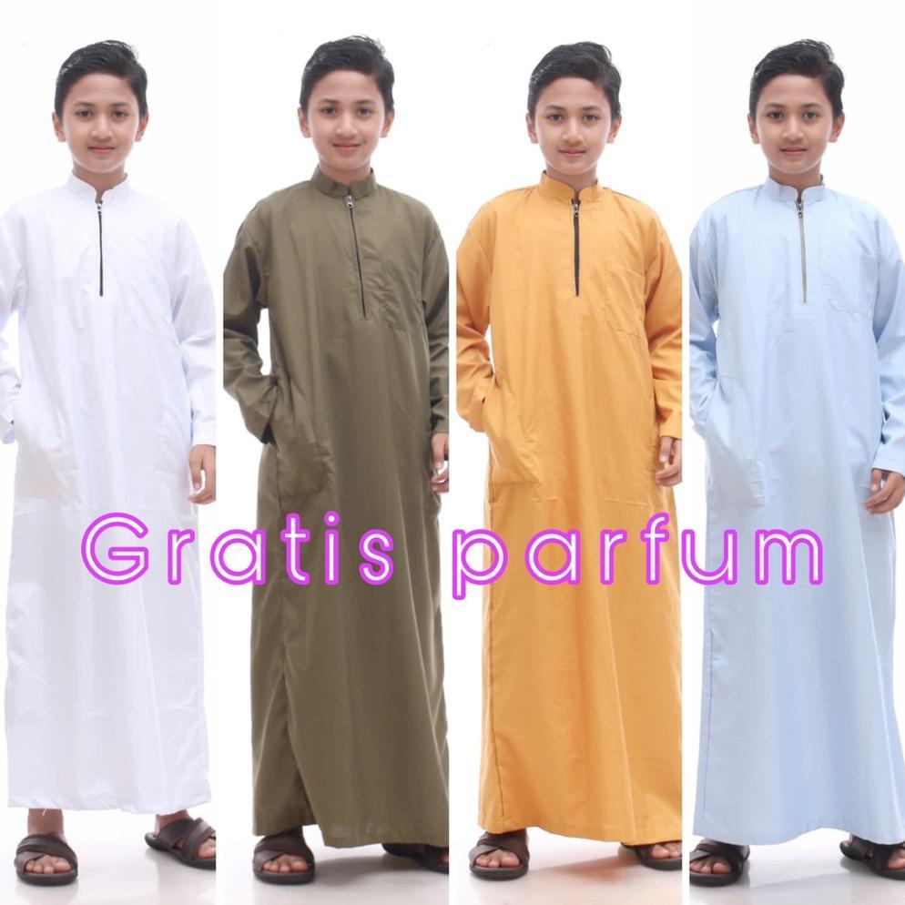 ORIGINAL JUBAH ANAK LAKI LAKI USIA 5-15 TAHUN GAMIS ANAK REMAJA LAKI LAKI BAJU MUSLIM ANAK