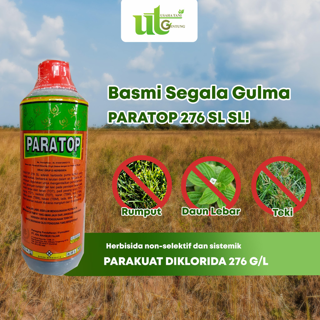 PARATOP 276 SL 1 Liter - Herbisida Pembakar Paratop 276 SL