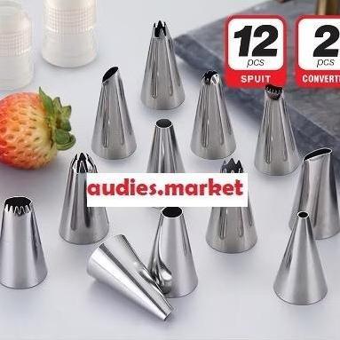 TERLARIS SPUIT KUE SPUIT BUNGA SET SPUIT CAKE DECORATION / 1 SET SPUIT KUE | SPUIT KUE TART | SPUIT 