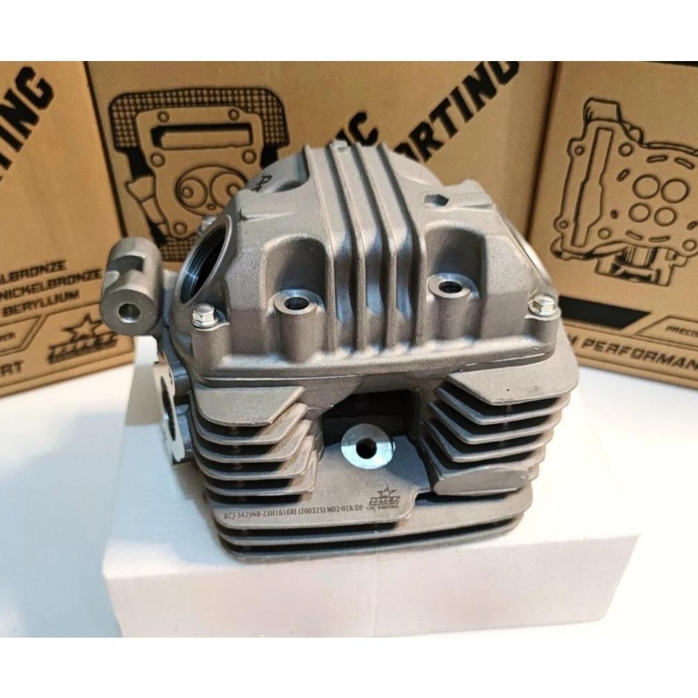 CYLINDER HEAD/BLOK HEAD BRT KLEP 34/29 PORTING CNC CB,GL,MP,Tiger