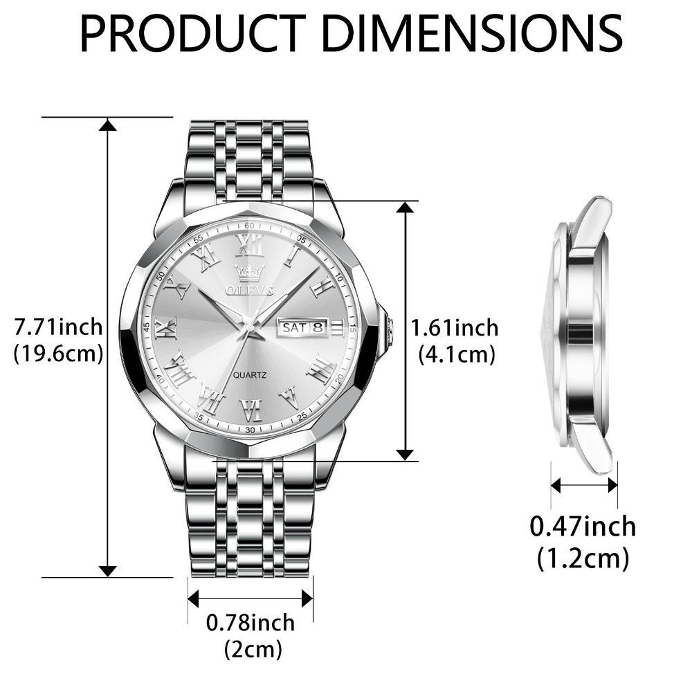 exclusive olevs jam tangan couple pasangan anti air original 100% analog terbaru aesthetic couple mo