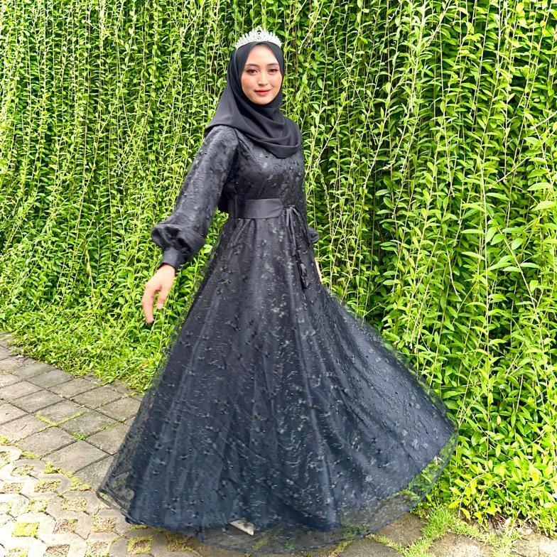 ORIGINAL ANGGUN DRESS - WEDDING DRESS - GAUN WISUDA - DRESS PESTA AKAD BRUKAT LEBARAN KONDANGAN MEWA
