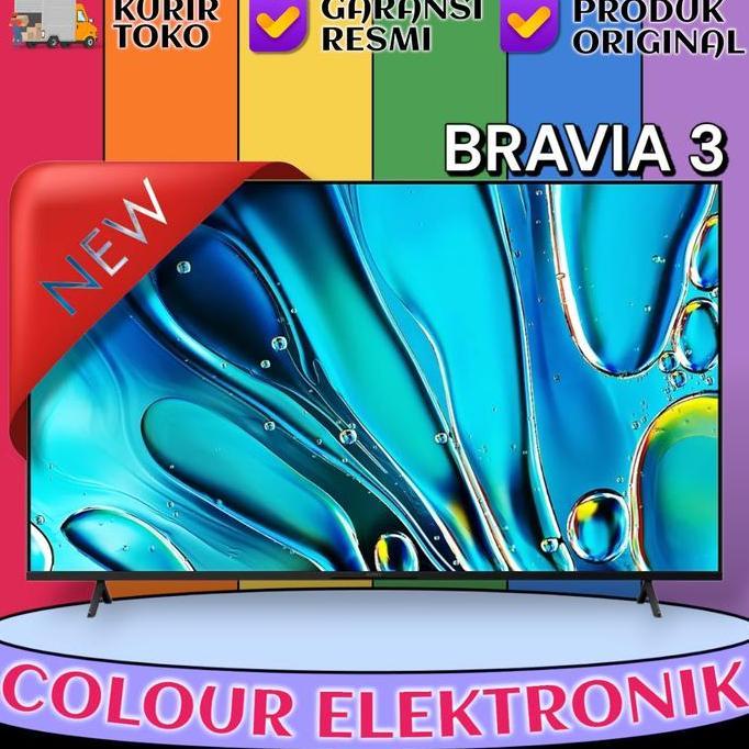 SONY BRAVIA 3 K65S30 GOOGLE TV 4K 65 inch | SONY K-65S30 | SONY GOOGLE TV 65 inch K 65S30