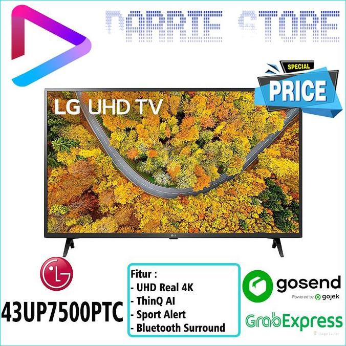LG TV 43UP7500PTC 43 INCH SMART TV 4K UHD 43UP7500 43UP750 43UP75