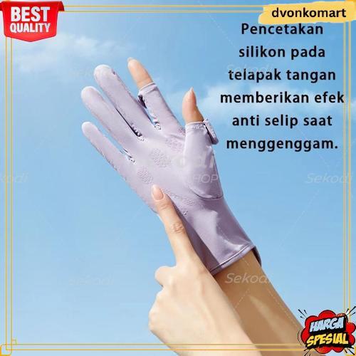 Sekodi Kaos Tangan Motor Wanita Sarung Tangan Montor Terlaris