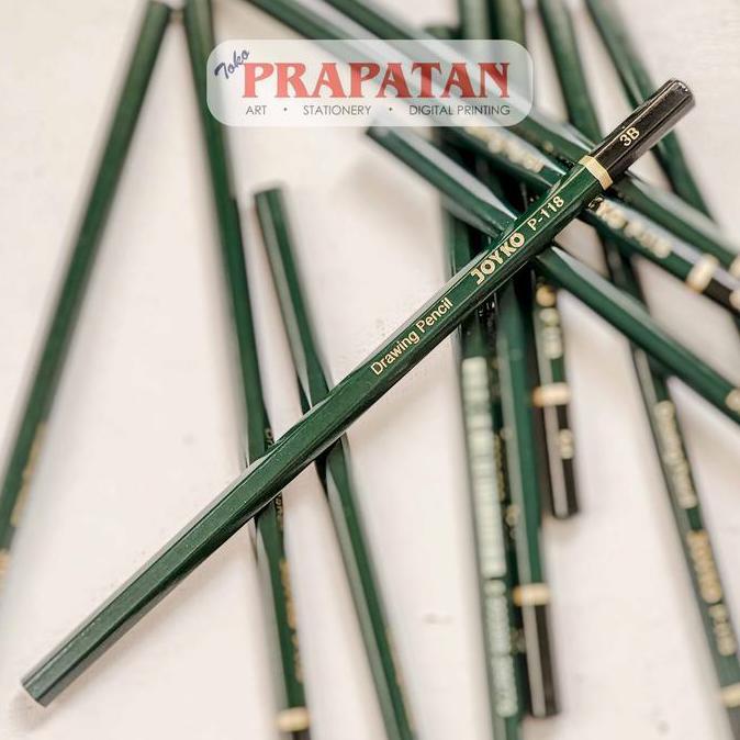 Joyko P-118 Drawing Pencil 5H-8B | Pensil Gambar