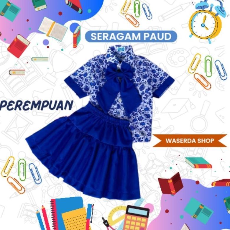 Diskon Seragam Sekolah Paud Tk Batik Katun Nasional