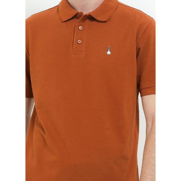 Hush Puppies Kaos Polo Pria Tangelo Camel