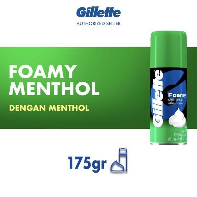 Gillette Shaving Foam Cream Menthol 175gr