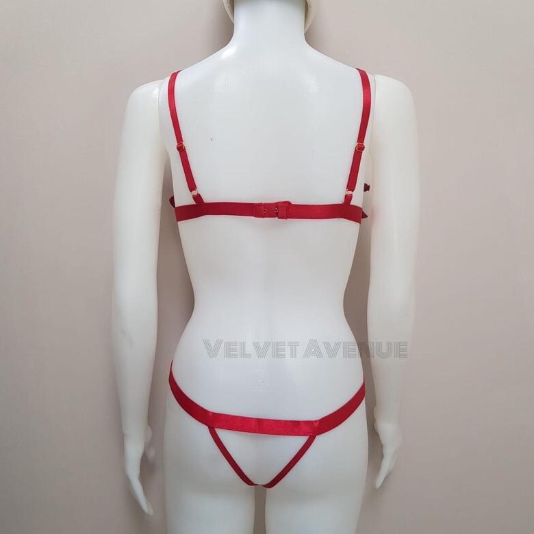 Terbaru Teddies Lingerie Seksi Bodysuit Open Crotch Bisa Regular Sampai Bigsize Xxl Stretch Hot Mura