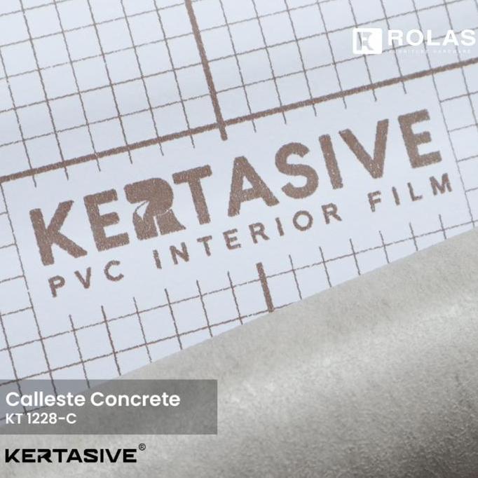 Kertasive Calleste Concrete / Pvc Sheet / Pelapis Mebel / Kitchen Set