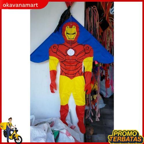 Layangan Kain Karakter / Layangan Hias / Layangan Superman Produk Andalan Toko
