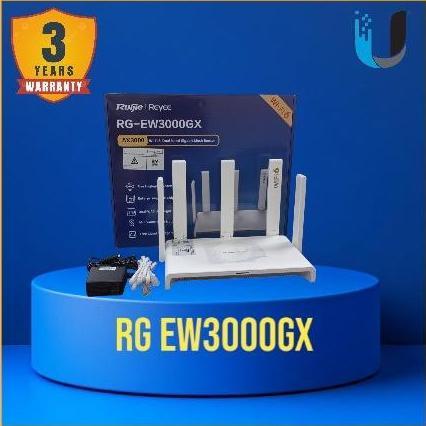 NEW Ruijie Reyee RG-EW3000GX Wi-Fi 6 Dual-band Pengganti EW1800GX PRO