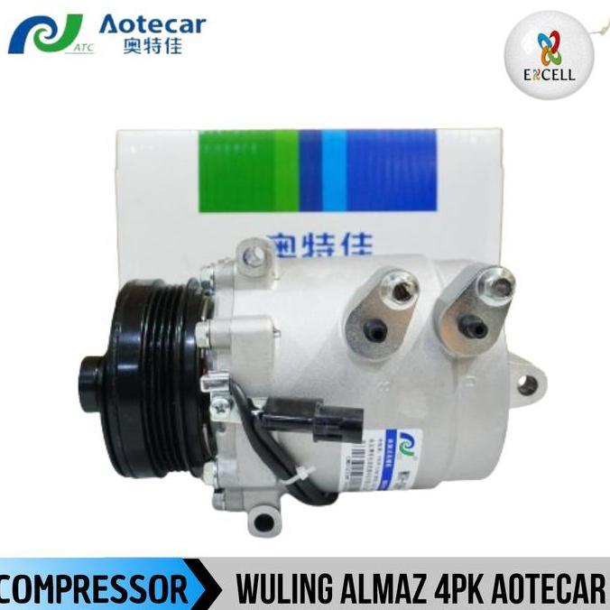 Compressor Compresor Kompresor Ac Mobil Wuling Almaz Cortez 1.8 1800Cc 4Pk 6Pk Terbaru 