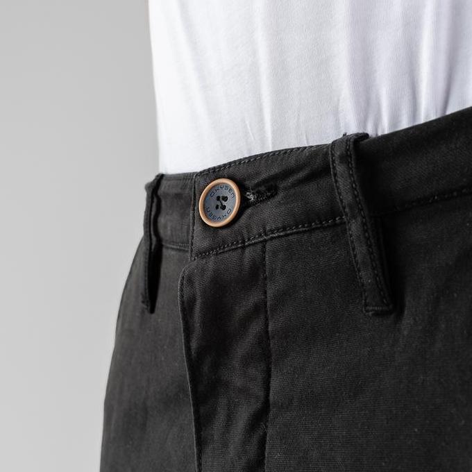 Oxygen Denim 706S Prime Cs Chino Pants Slim Fit Stretch - Black (3312)
