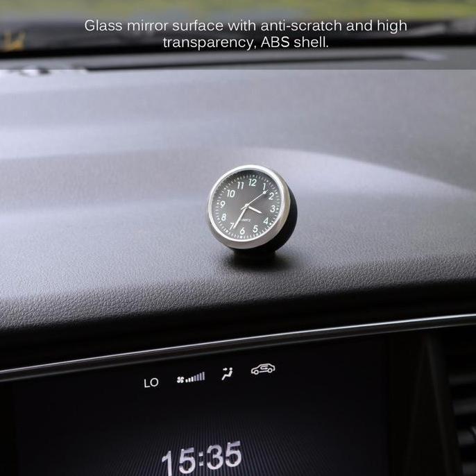 JAM MOBIL ANALOG - JAM DASHBOARD MOBIL - DEKORASI MOBIL JAM MINI QUARTZ HIASAN DASHBOARD BERGARANSI