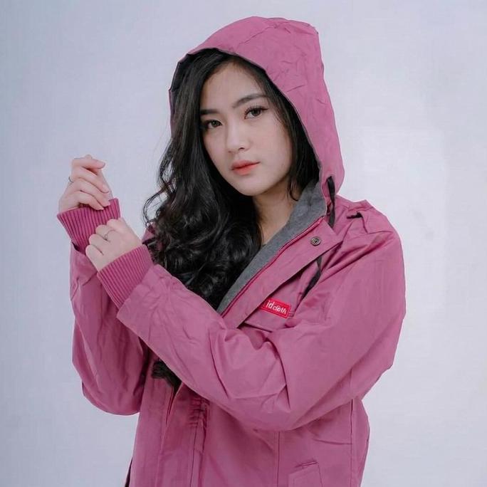JAKET PARASUT WANITA ANTI AIR JACKET MOTOR CEWEK OUTDOOR KEKINIAN