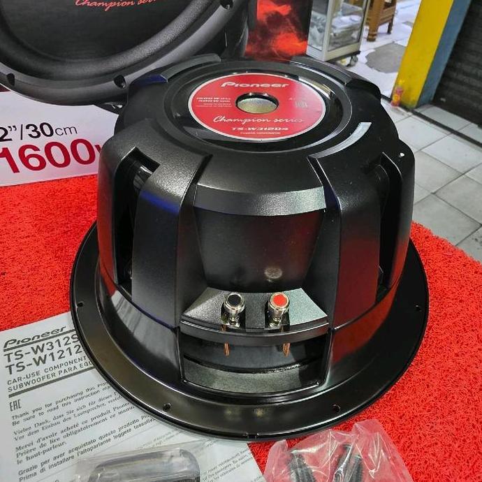 Promo Subwoofer Pioneer Champion Series Ts-W312D4 Double Coil Subwoofer Pioneer 12 In Cod