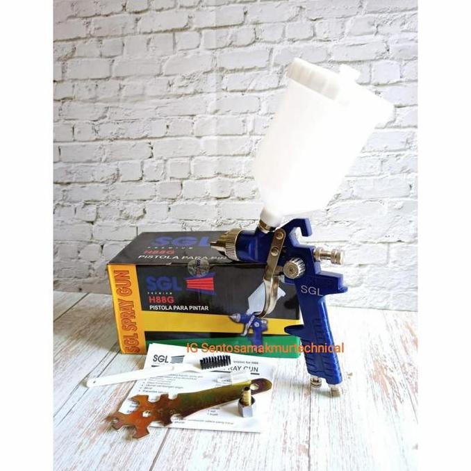 TERMURAH - SGL H88G HVLP Spray Gun Spraygun Semprotan Angin Cat Tabung Atas 600cc