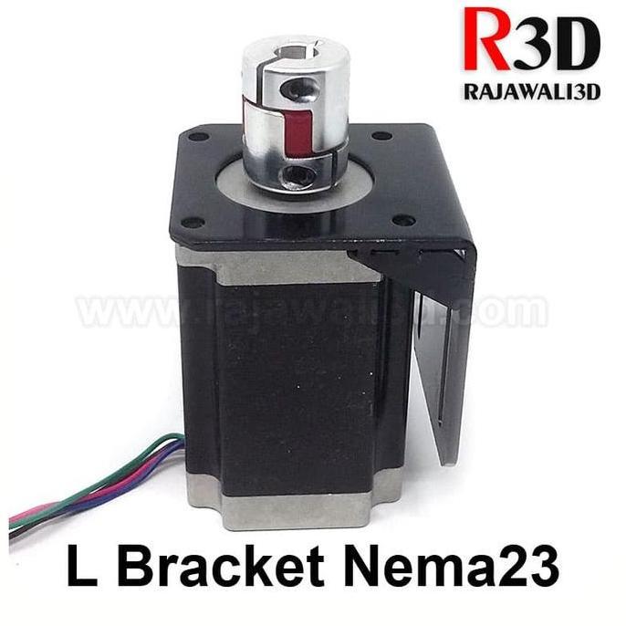 Bracket L untuk Stepper Motor 57 NEMA 23 Steel