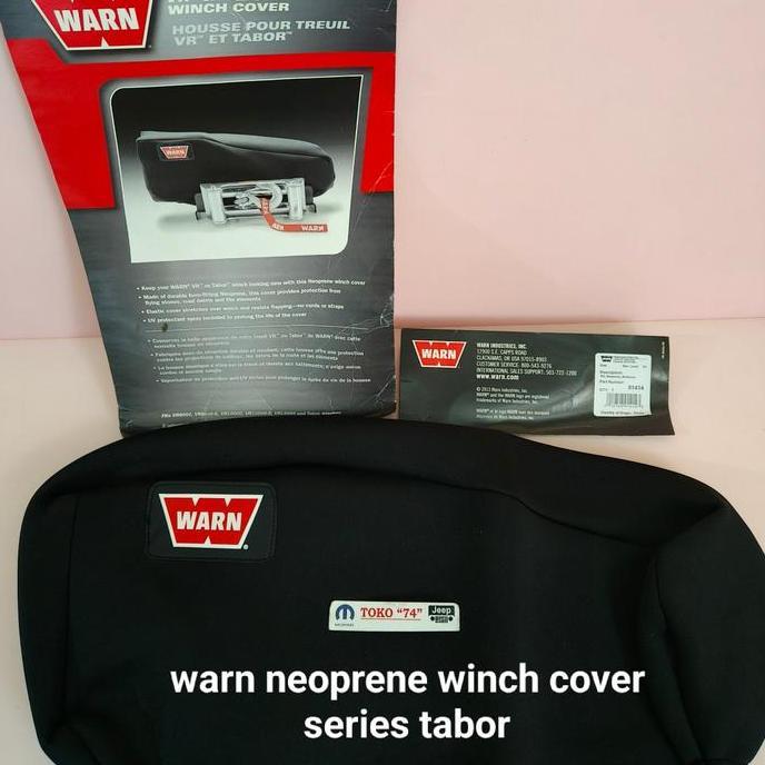 TERMURAH - Warn Neoprene Winch Cover Tabor Series