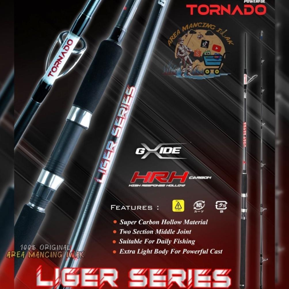 Joran TORNADO LIGER SERIES 902/1002/1102/1202 Shore Casting - Joran Pinggiran