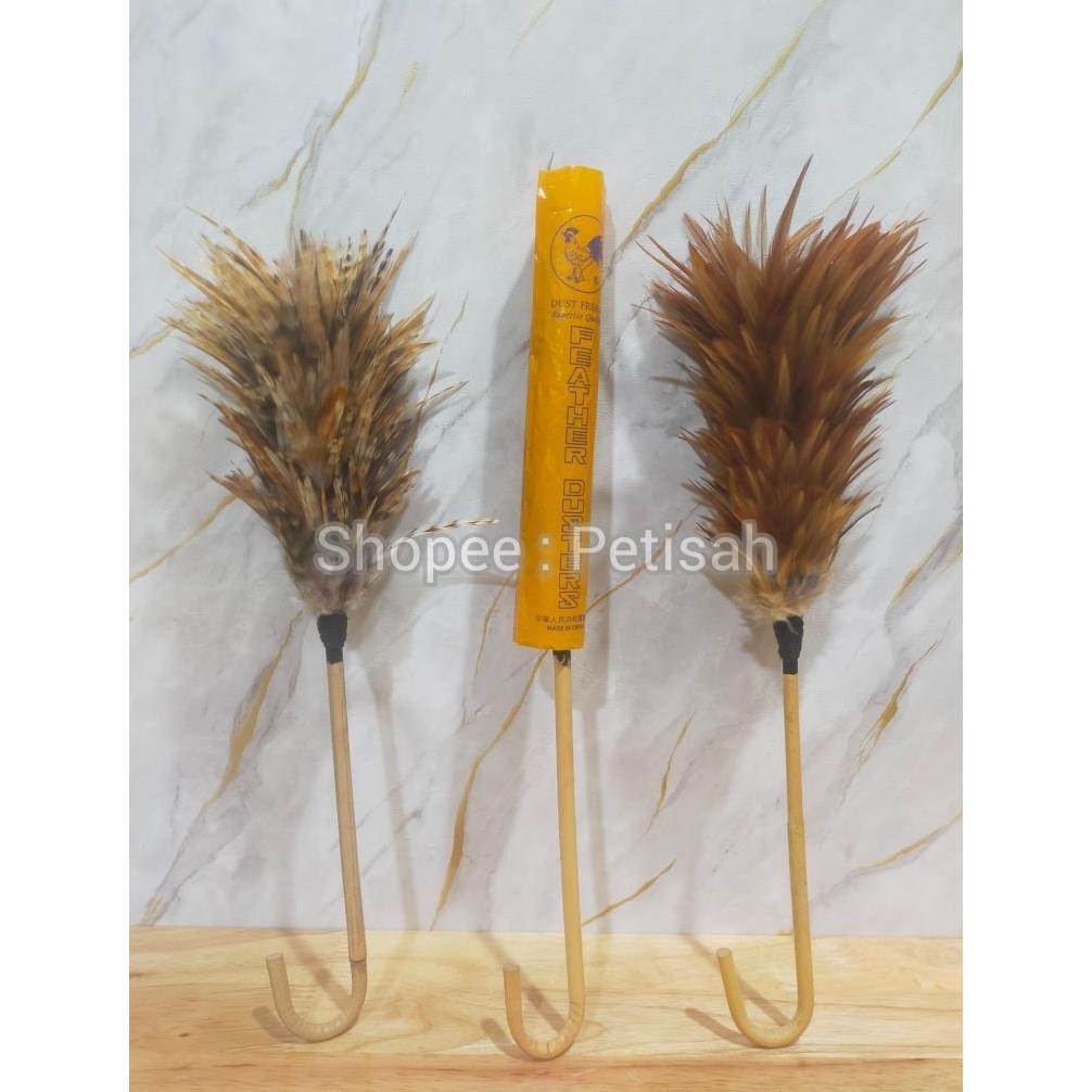 BEST SALE Kemoceng Bulu Ayam Mini Premium Import Size XS / Bulu Ayam Pembersih Debu / Feather Duster