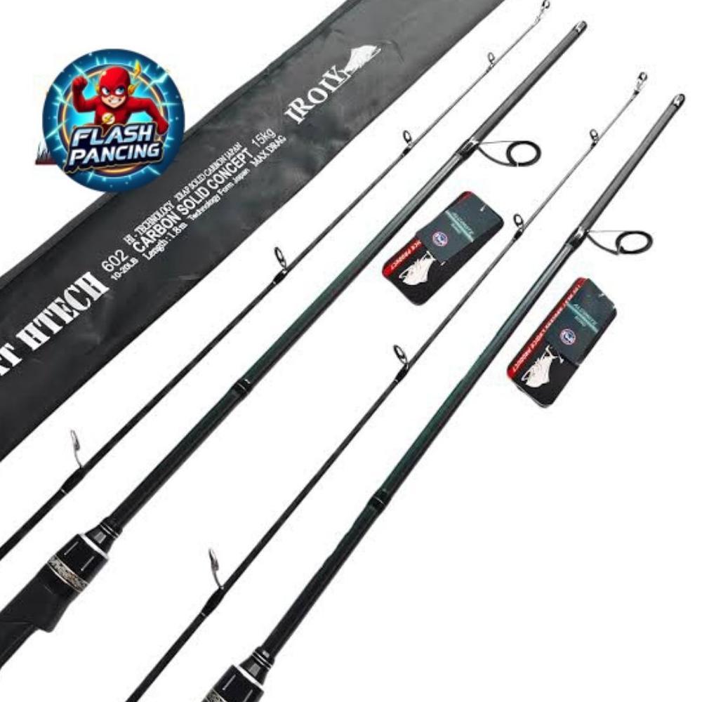 Joran Iroly LESAT HI-TECH / ELITO ANGLE CARP GEN II (180cm 8-17lb/10-20lb) -galatama carbon solid Fu