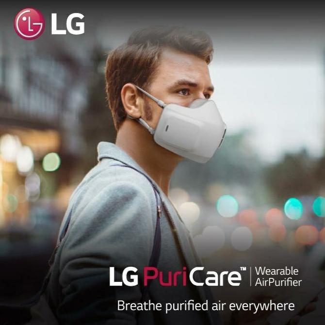 Lg Puricare Wearable Air Purifier With Hepa Filter