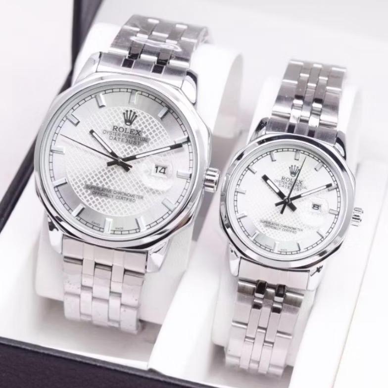 Cuci Gudang Terlaris Jam Tangan Pria & Wanita Rolex Jam Tangan Couple Rolex Tanggal Aktif Free Box &