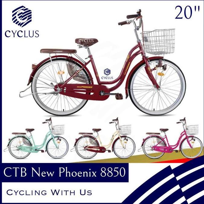 Sepeda Keranjang CTB Citybike Phoenix 8850 20 Inch Anak Dewasa NEW