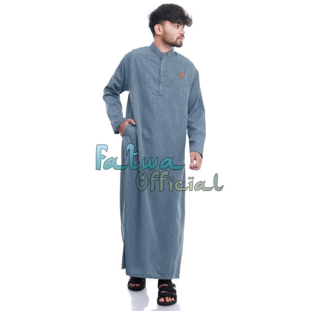 Hot (Cod Jubah Sultan) Jubah Pria Remaja Dewasa Embos / Gamis Pria Embos / Gamis Alharbi Termurah / 
