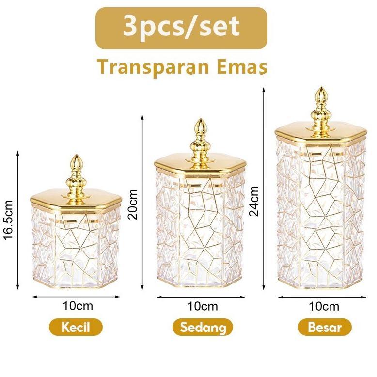 terbaru toples kedap udara lebaran mewah plastik