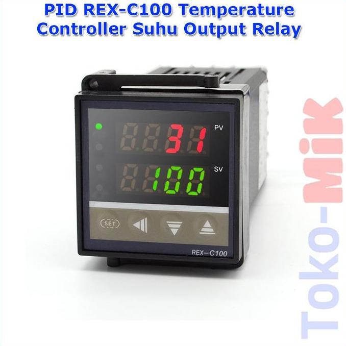 Pid Rex-C100 Rex C100 Temperature Controller Suhu Output Relay