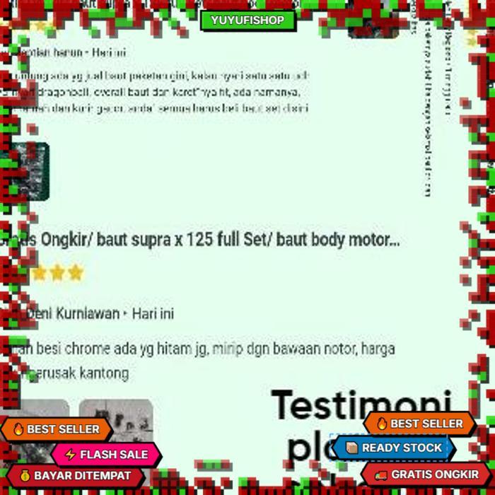 Baut Beat Esp / Baut Cvt Honda Beat Esp 1Set / Baut Baut Cvt Honda Beat Esp 1Set Hot Item
