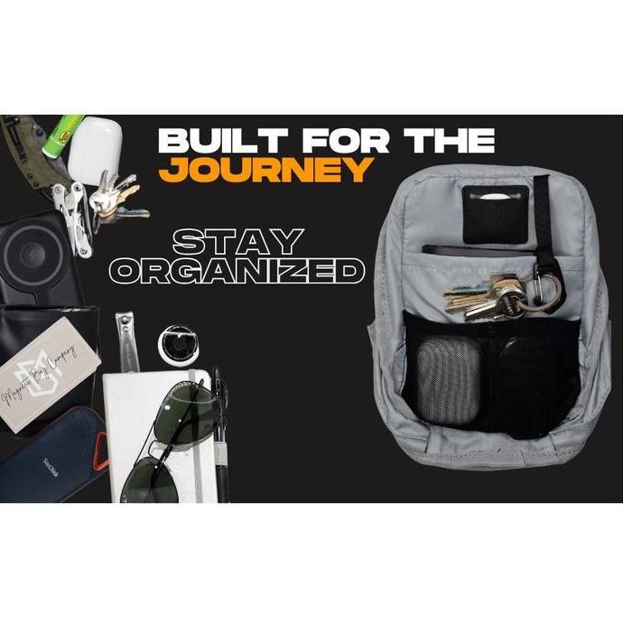 Magnetic Crossbody Bag Sling Chest Tas Selempang Sport GYM Running Outdoor Nylon Ballistic