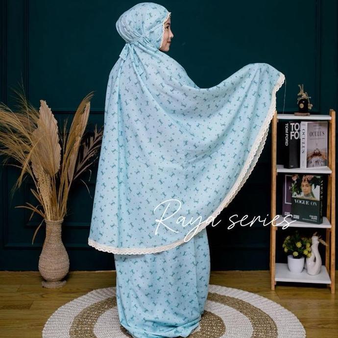 KL| Mukenah 2in1 || Mukenah rayon motif pita