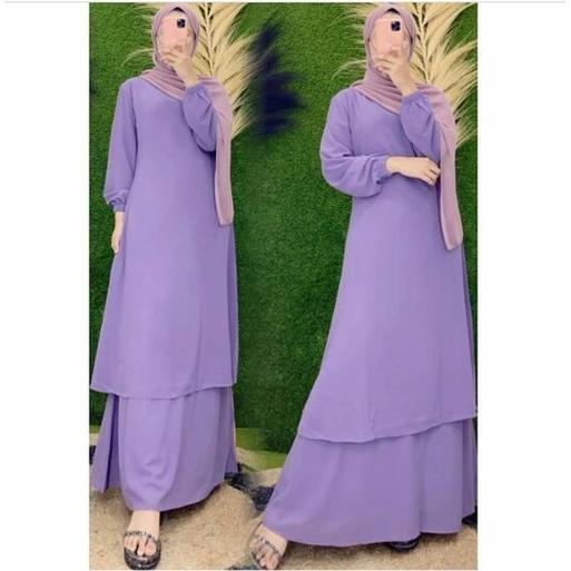 Grade Ori Bisa Cod Gamis Malaysia Size M L Xl Xxl  Gamis Melayu Remaja |Gamis Terbaru Gamis Ceruty P