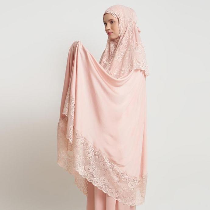 ALFAUZI - Mukena Silk Renda Dada / Mukena Premium / Mukena Seserahan