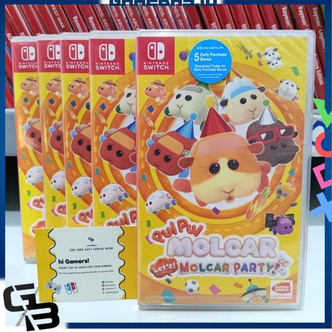 Nintendo Switch Pui Pui Molcar Let's MOLCAR PARTY
