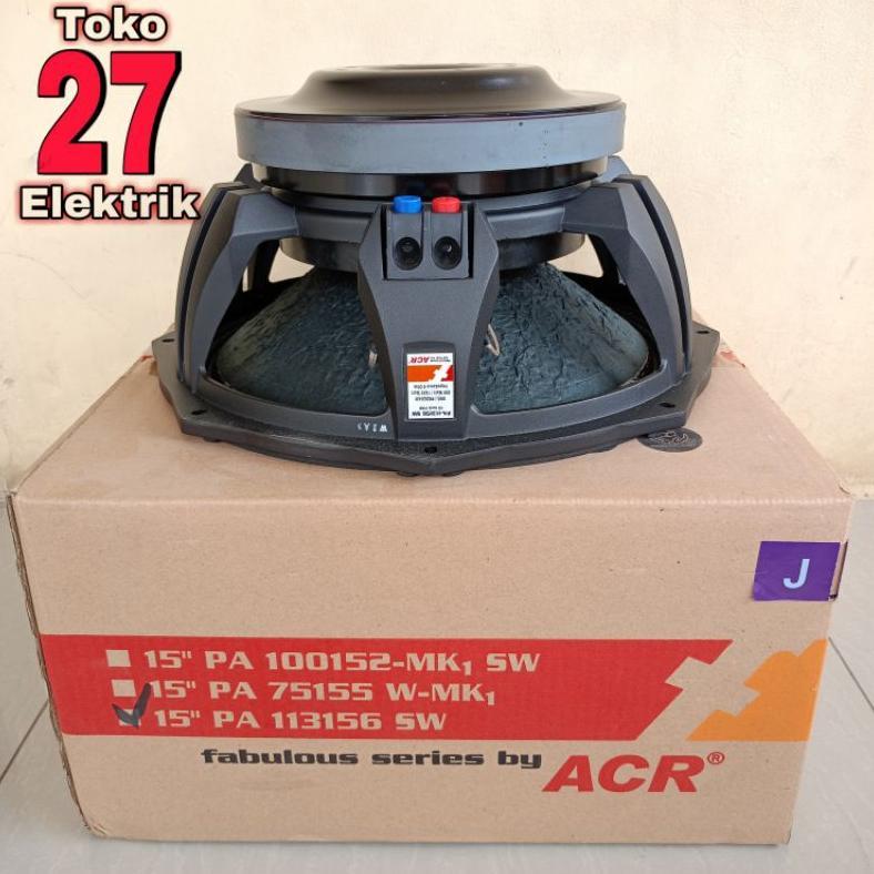 Speaker ACR Fabulous 15 inch PA 113156 SW 1600 WATT