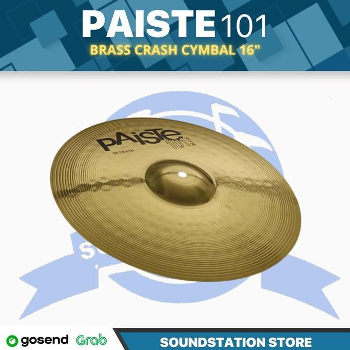 Grosir Paiste 101 16" Brass Crash Cymbal - Cymbal Drum