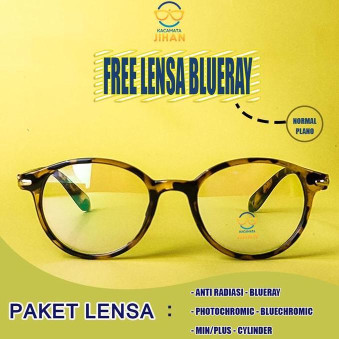 Murah Kacamata Baca Progresif Photochromic Blueray Bluechromic Antiradiasi Plus Minus Cylinder Frame