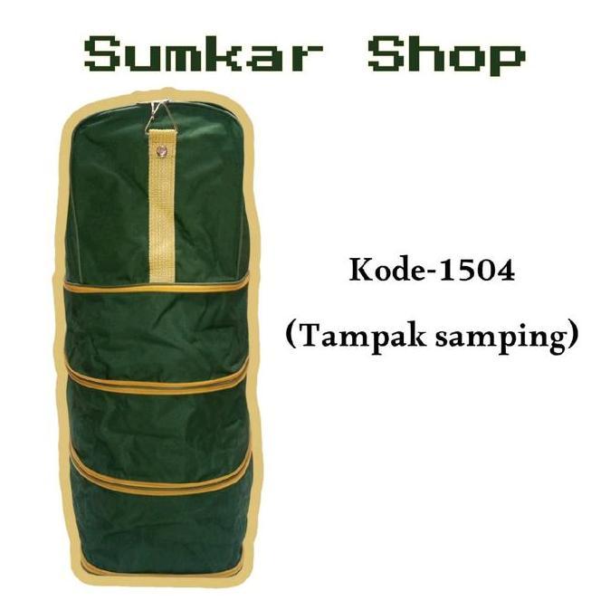 Murah Tas Pakaian Akz / Travel Bag Tingkat Roda Troli / Tas Lipat 3 & 4 Tingkat / Tas Mudik Besar Ju