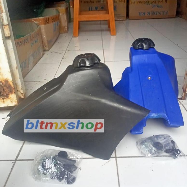 Tangki yz 85 new tanki bensin YZ 85 NEW tengki yz85 new biru dan hitam
