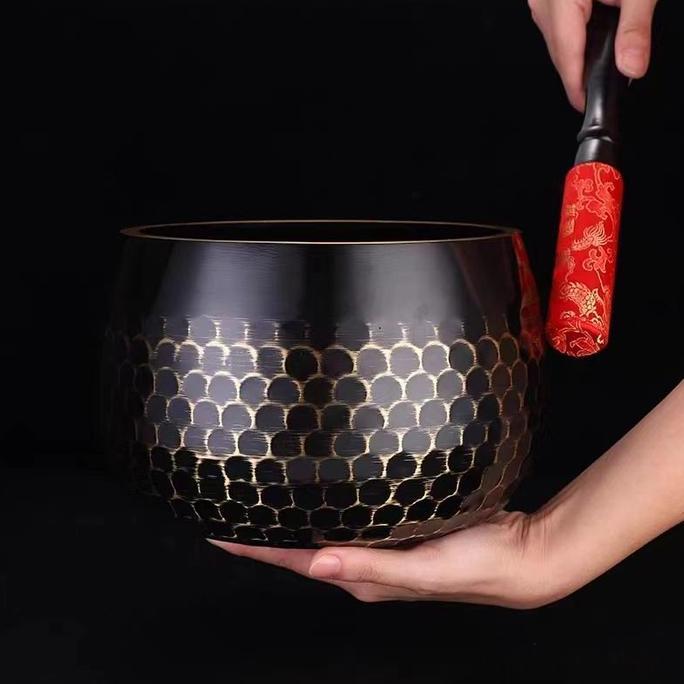 Sale Singing Bowl Bahan Tembaga Tibetan Healing Bowl Buddha Tibet
