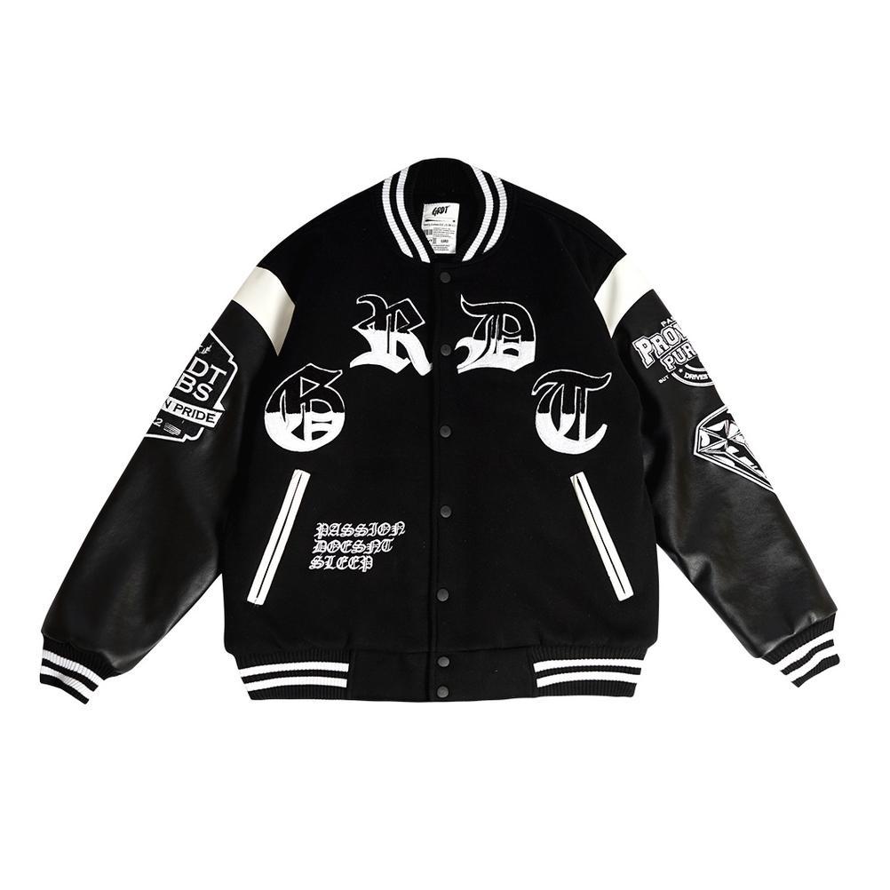 FAST DELIVERY GRDT PASSION PRIDE VARSITY JACKET