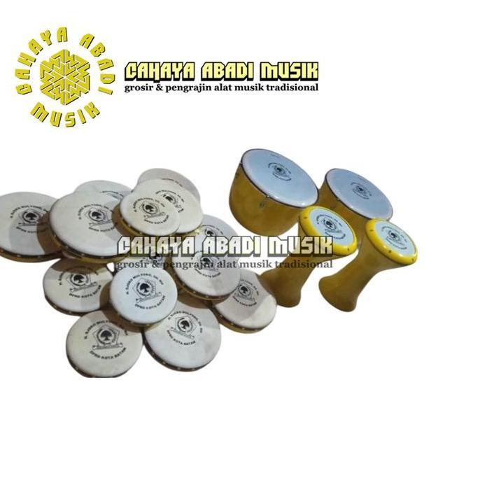 Promo Sablon Ukir Nama Kulit Kayu Rebana Kasidah Hadroh Marawis Per Set