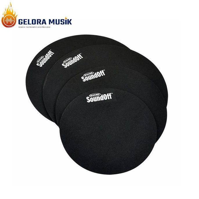 Sale Sound Off Drum Mute Pack Fusion Evans So-0244/Set